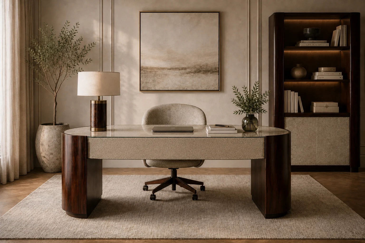 Bureau en galuchat