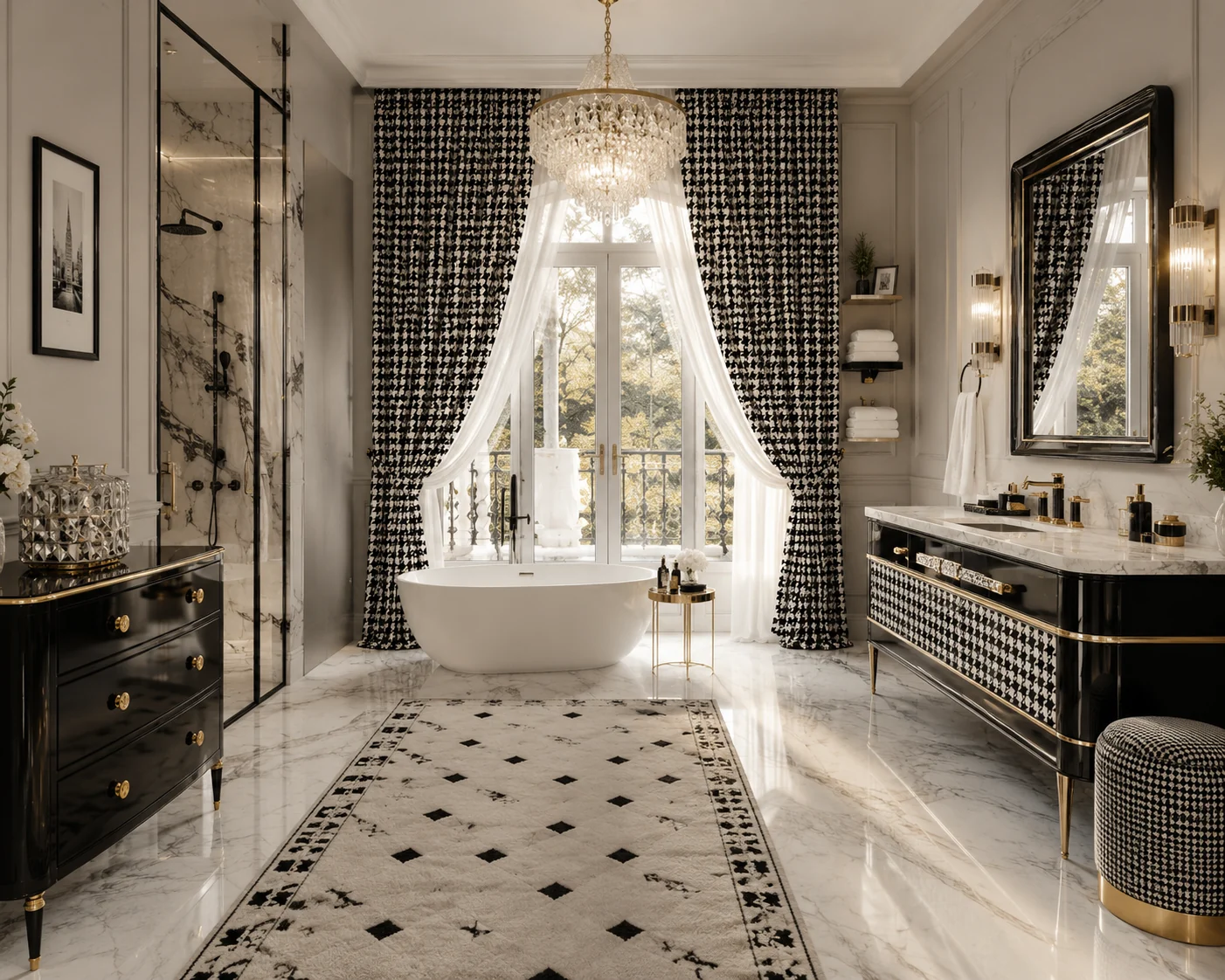 Salle de bain haute couture